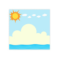 Ocean View Post-it® Notes