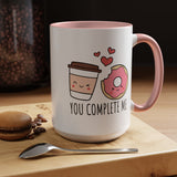 You Complete Me Mug – Coffee & Donut