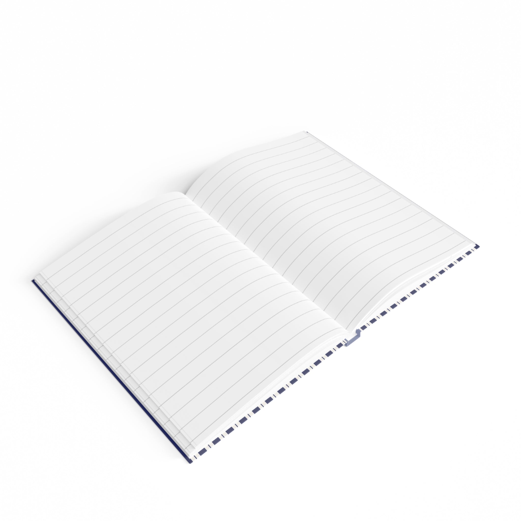 Navy Stripe Hardcover Journal- Ruled
