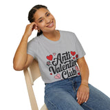 Anti-Valentine Club Graphic T-Shirt