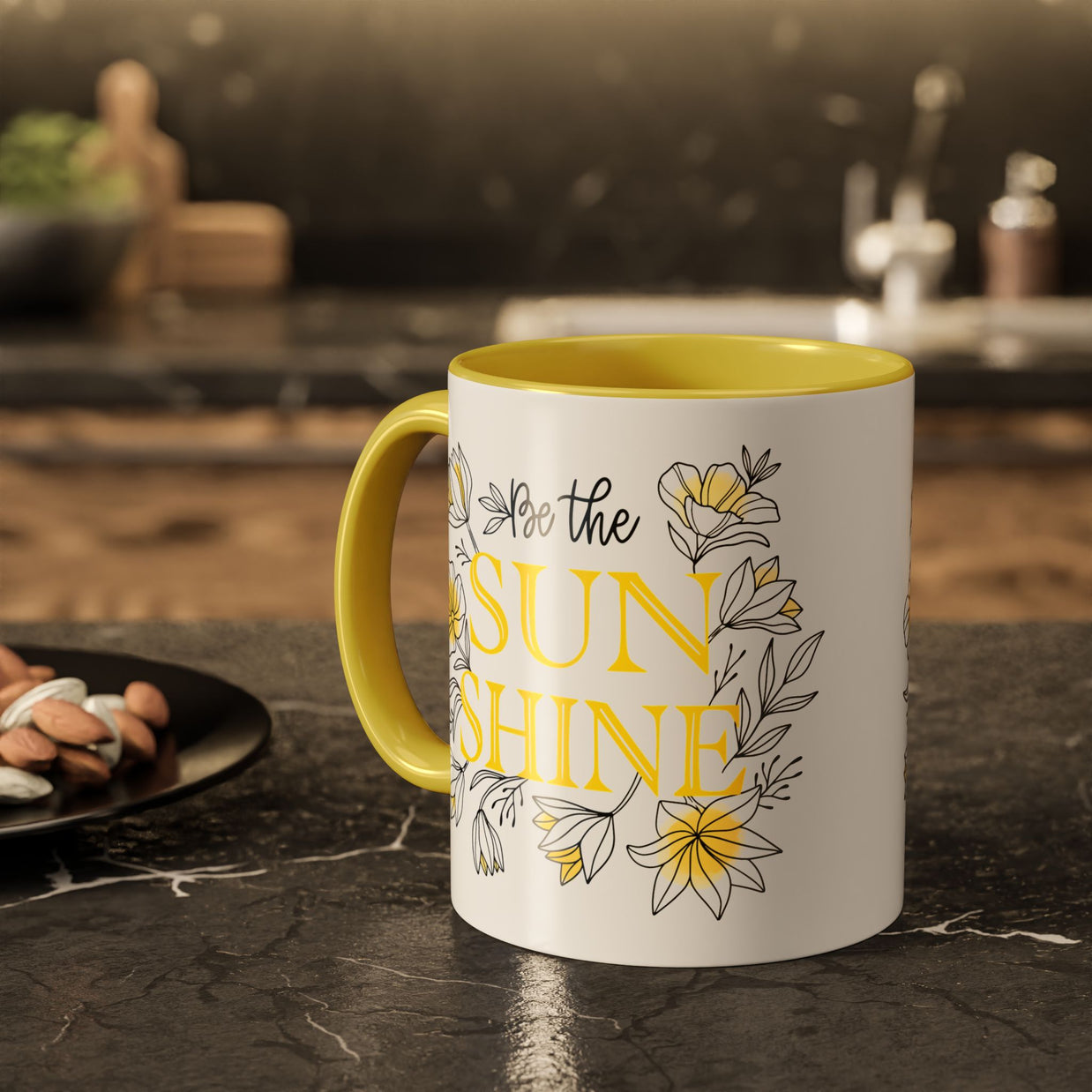 Be the Sunshine Floral Mug