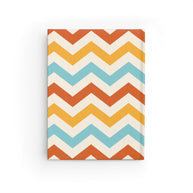 Fall Chevron Hard Cover Journal