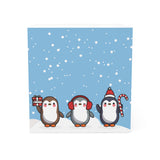 Playful Penguins Note Cube
