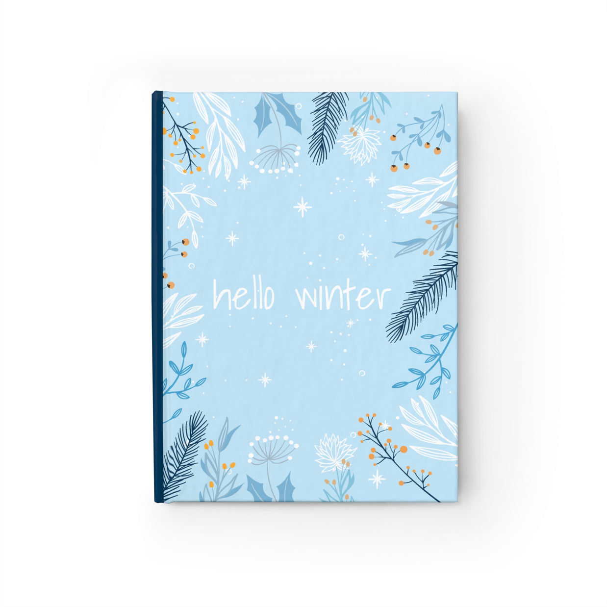 Icy Sprigs Hardcover Journal