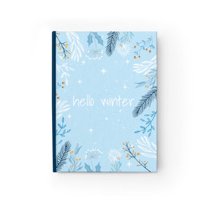 Icy Sprigs Hardcover Journal