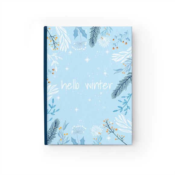 Icy Sprigs Hardcover Journal