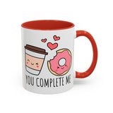 You Complete Me Mug – Coffee & Donut