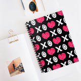 Hugs and Kisses Spiral Notebook