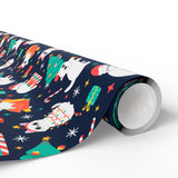 Christmas Tree Cats Wrapping Paper