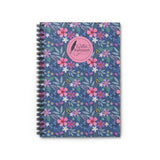 Floral Logo Spiral Notebook- Lined