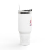 Spooky Teacher 40oz Travel Mug with Handle