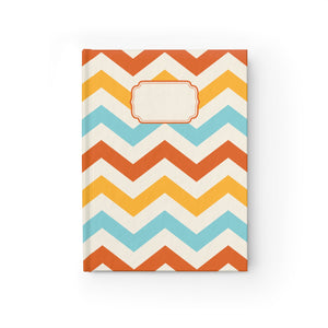 Fall Chevron Hard Cover Journal- Blank