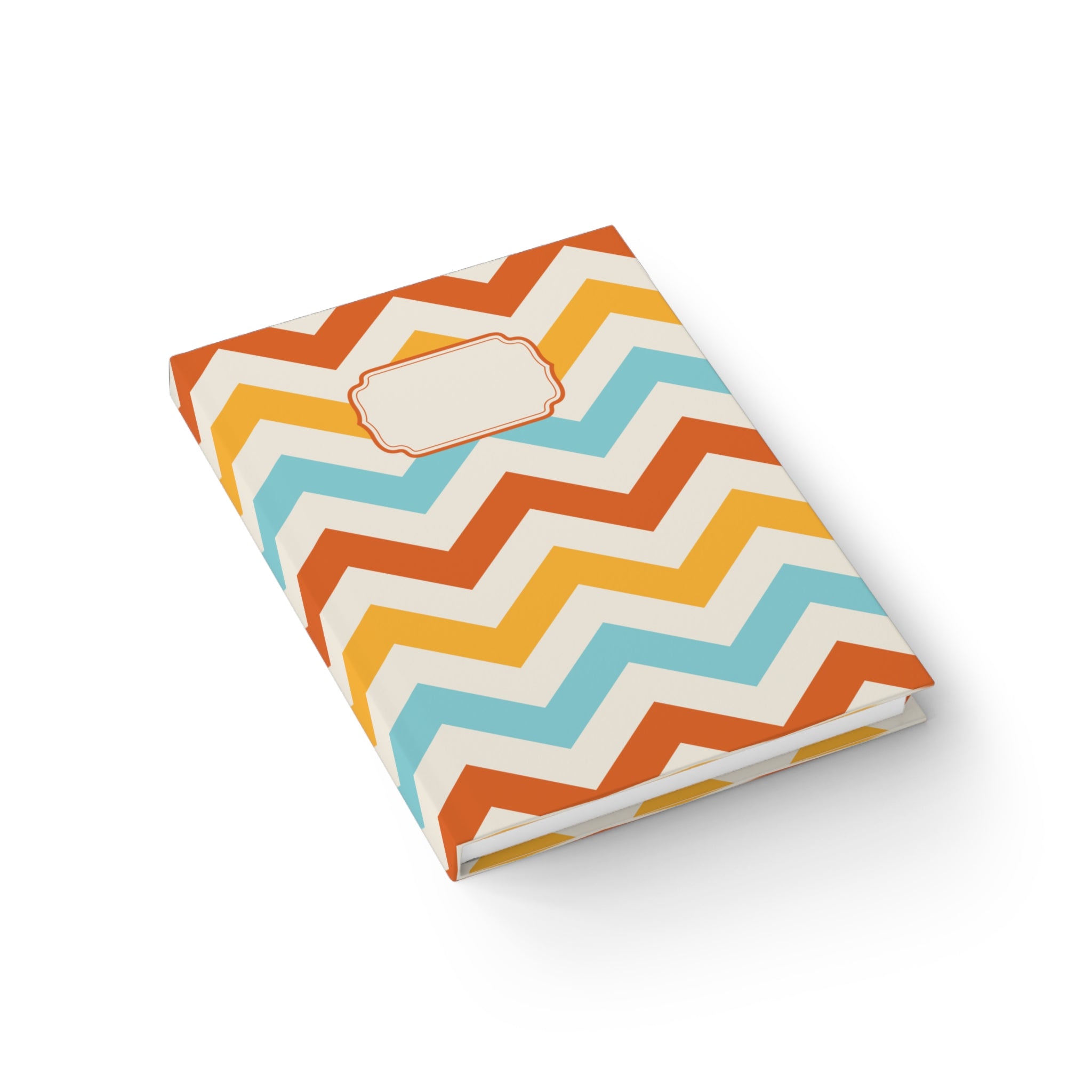 Fall Chevron Hard Cover Journal