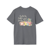 Fueled by Coffee and Sticky Notes Graphic Tee