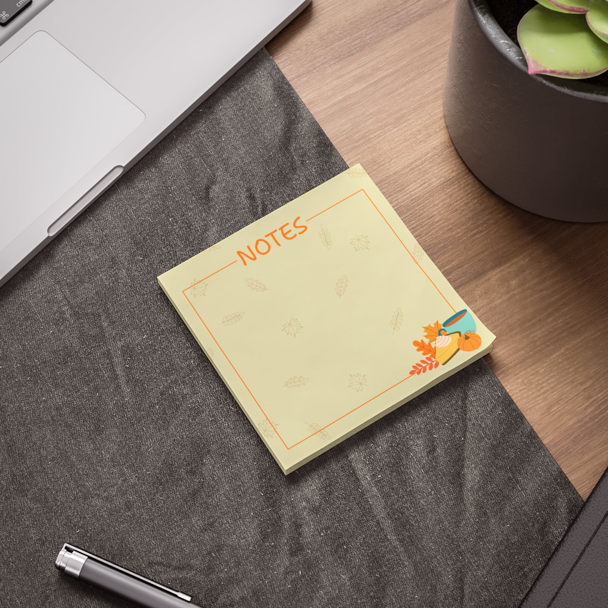 Pumpkin Pie Sticky Notes
