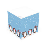 Playful Penguins Note Cube