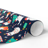 Christmas Tree Cats Wrapping Paper