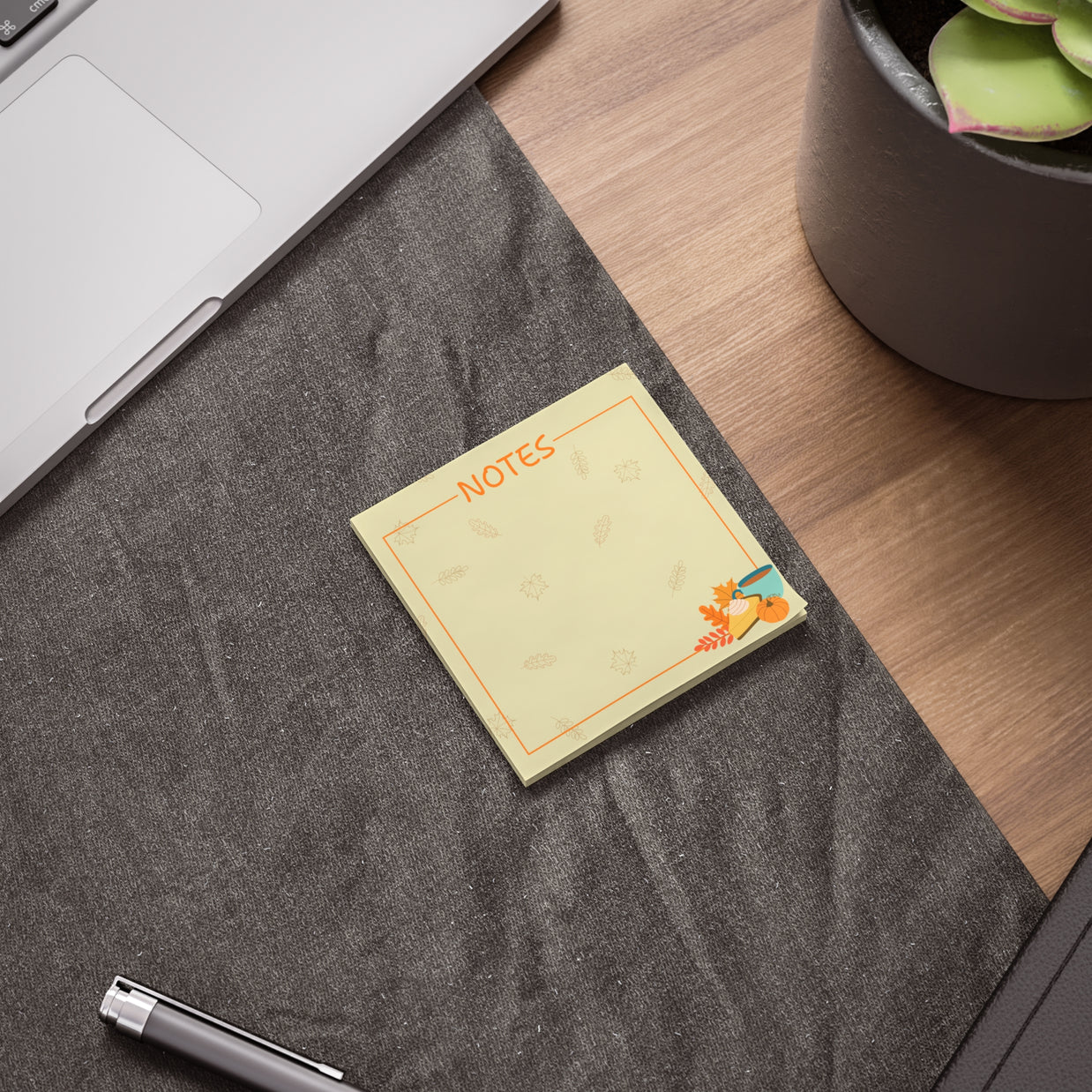 Pumpkin Pie Sticky Notes