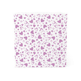 Falling Hearts Note Cube- Purple