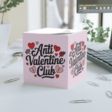 Anti-Valentine Club Note Cube