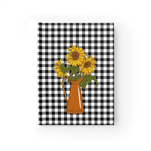 Country Blooms Hardcover Journal- Ruled