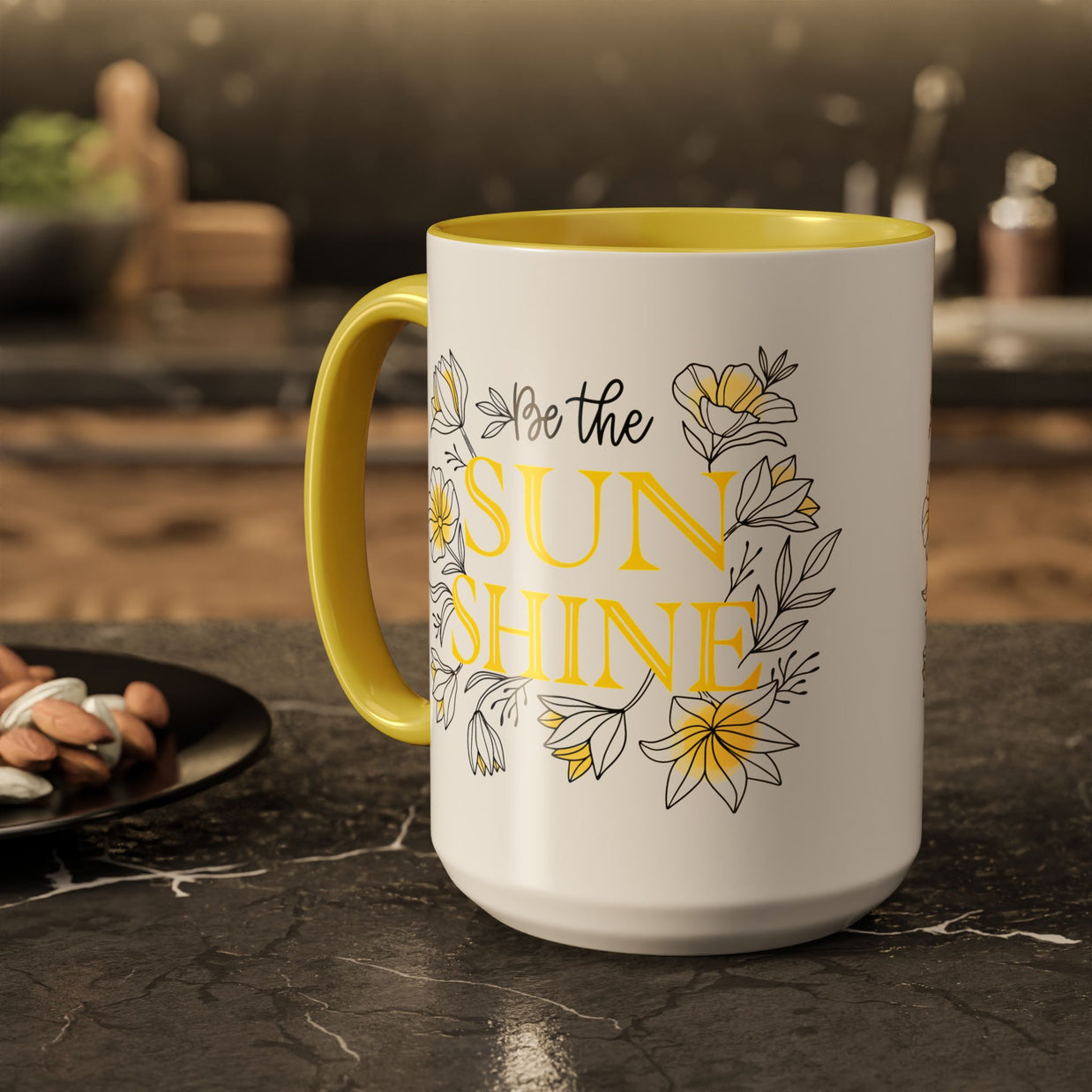 Be the Sunshine Floral Mug