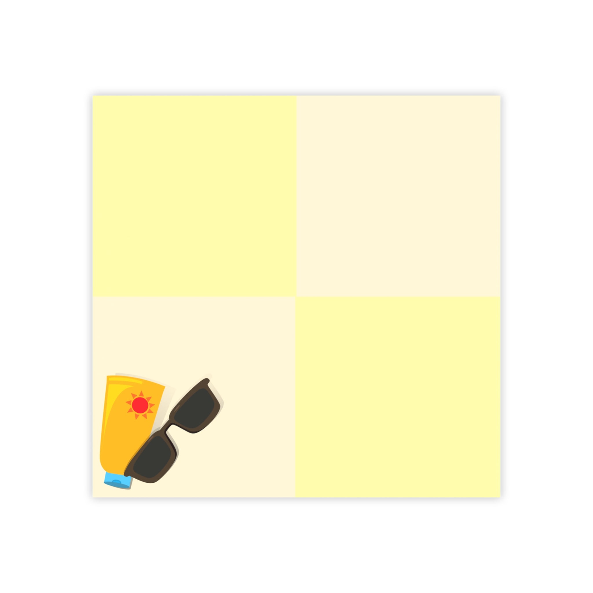 Sun Tanning Post-it® Notes