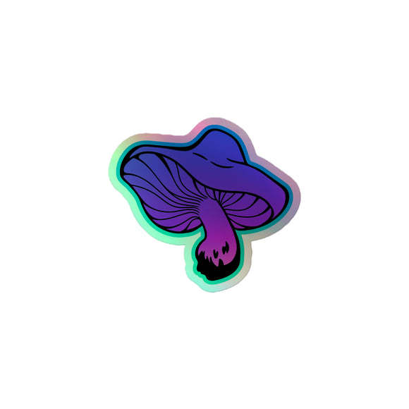 Holographic Mushroom 1 Sticker