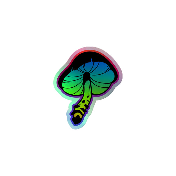 Holographic Mushroom 2 Sticker