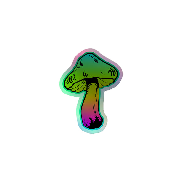 Holographic Mushroom 3 Sticker