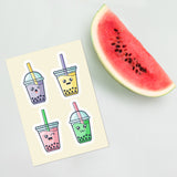 Boba Moodies Sticker Sheet