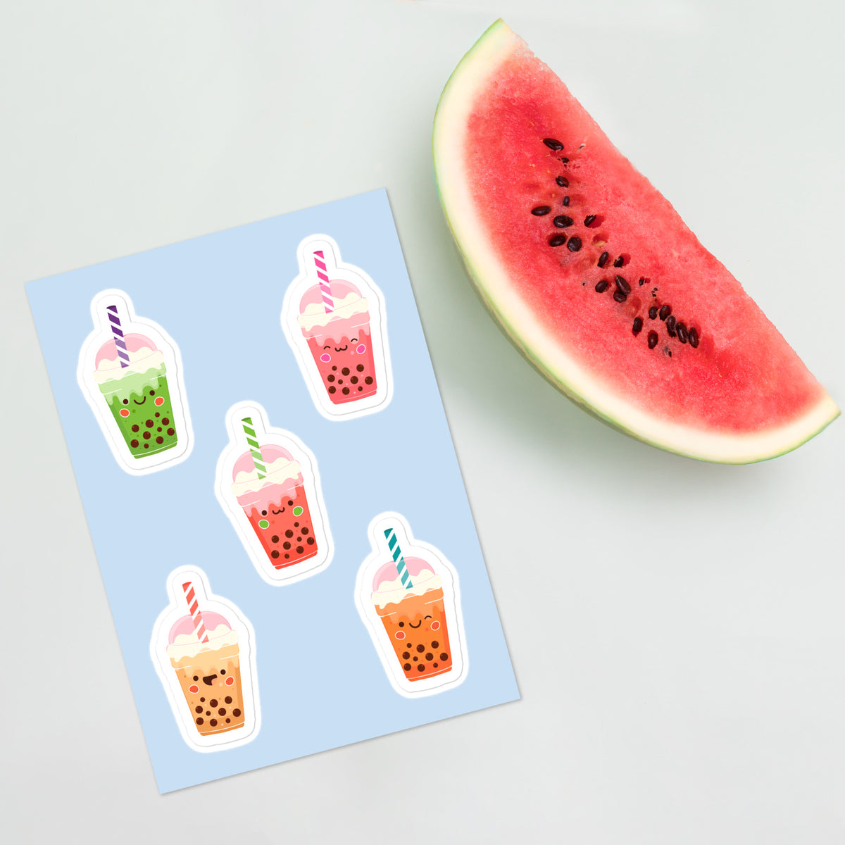 Whipped Boba Cuties Sticker Sheet