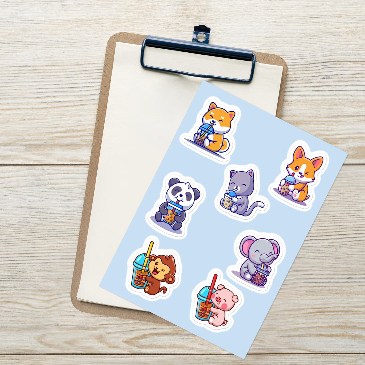 Sippy Squad Sticker Sheet