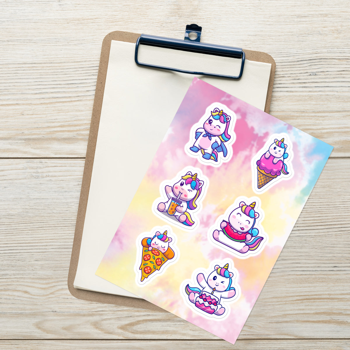 Snackicorns Sticker Sheet