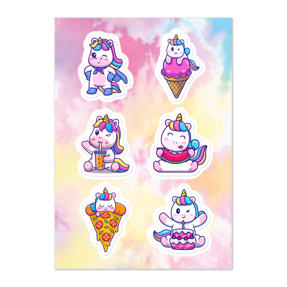 Snackicorns Sticker Sheet