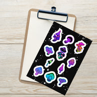 Trippy Shrooms Sticker Sheet 2