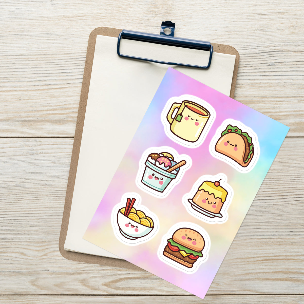 Kawaii Cravings Sticker Sheet