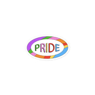 Oval Pride Kiss Cut Sticker