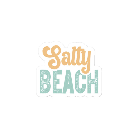 Salty Beach Kiss Cut Sticker