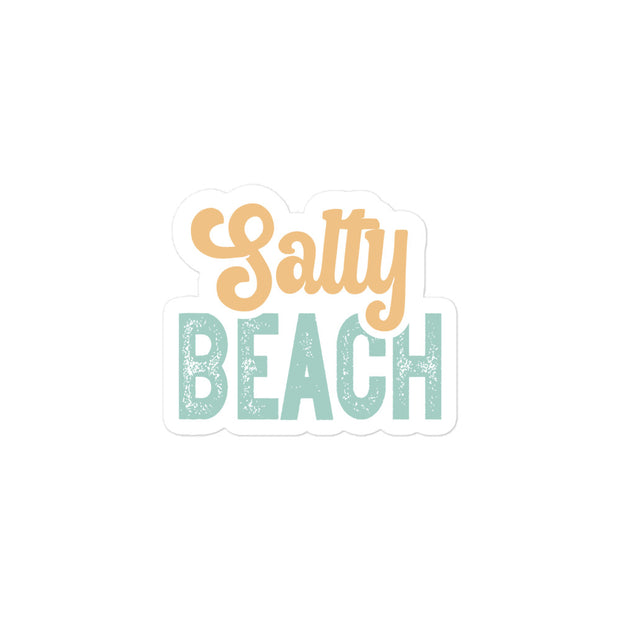 Salty Beach Kiss Cut Sticker