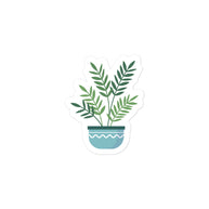 Potted Plant 4 Kiss Cut Sticker