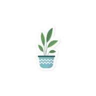Potted Plant 2 Kiss Cut Sticker