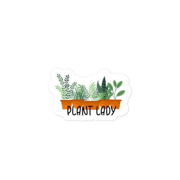 Plant Lady Kiss Cut Sticker