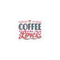 Coffee Lover Kiss Cut Sticker