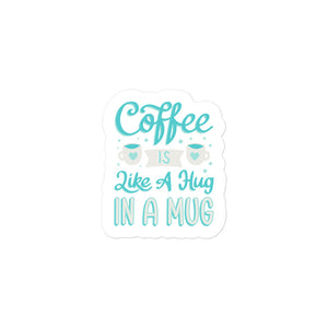 Hug in a Mug Kiss Cut Sticker