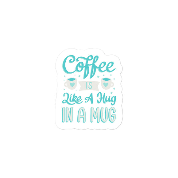 Hug in a Mug Kiss Cut Sticker