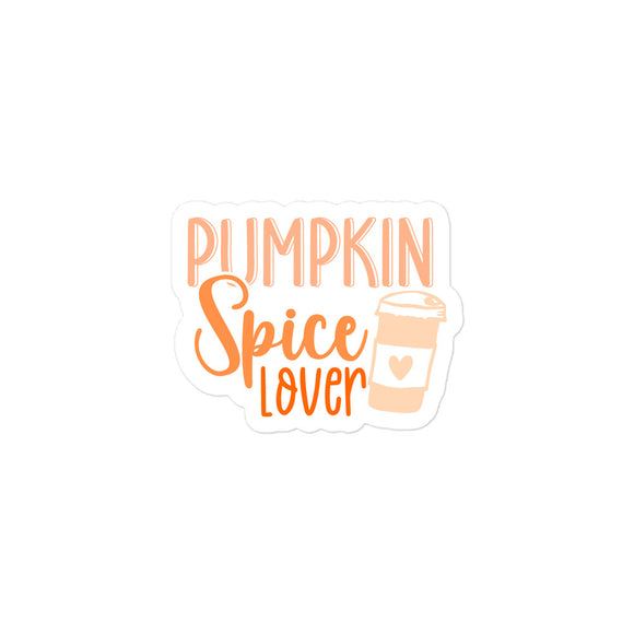Pumpkin Spice Lover Kiss Cut Sticker
