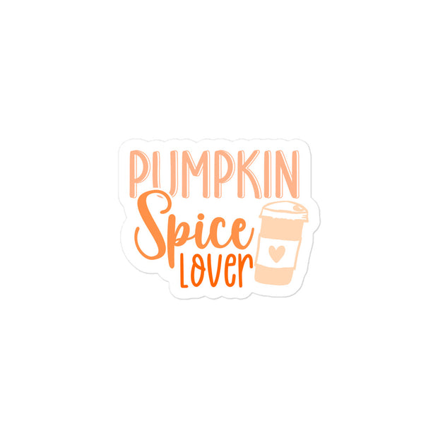 Pumpkin Spice Lover Kiss Cut Sticker