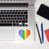 Pride Heart Kiss Cut Sticker