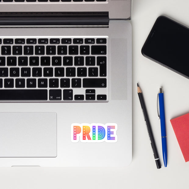 PRIDE Rainbow Cut-Out Kiss Cut Sticker